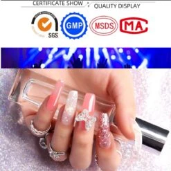 Elvi Polygel Nagels Kit - 6x15 Perfecte Polygel Kleuren Voor De Feestdagen- Nagelverlenging - Polyacryl UV Nagellak-Quick Extension Set- Polygel Color Changing Red-Pink-Polygel Starterspakket- UV Base & Top Coat-Slip Solution-100 Nagel Tips- -Maquillage Cosmetics 1200x1198 87