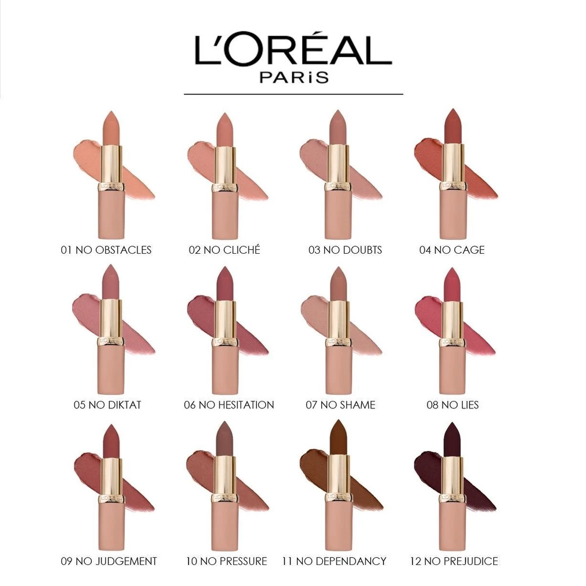 L'Oréal Paris Color Riche Free The Nudes Lippenstift – 07 No Shame – Roze - Nude Matte Lipstick – L'Oréal Lipstick – 3,9 Gr. 6 L'Oréal Paris Color Riche Free The Nudes Lippenstift – 07 No Shame – Roze - Nude Matte Lipstick – L'Oréal Lipstick – 3,9 Gr. – Image 4