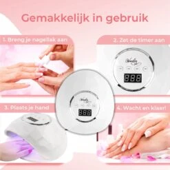 Vanilon UV Lamp Gelnagels - Gellak Nagel Droger - 86W LED - 2,5 Meter Snoer -Maquillage Cosmetics 1200x1199 24