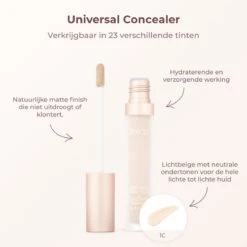 Meroda Universal Concealer - 1C | Lichtbeige Met Neutrale Ondertonen Voor De Hele Lichte Tot Lichte Huid - 30ml -Maquillage Cosmetics 1200x1200 123