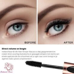 4D Fiber Waterproof Mascara - Zwart - Lange En Volle Wimpers -Maquillage Cosmetics 1200x1200 1311