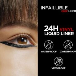 L'Oréal Paris Infailible Gip 24h Vinyl Liquid Liner Zwart - 3ml -Maquillage Cosmetics 1200x1200 1558