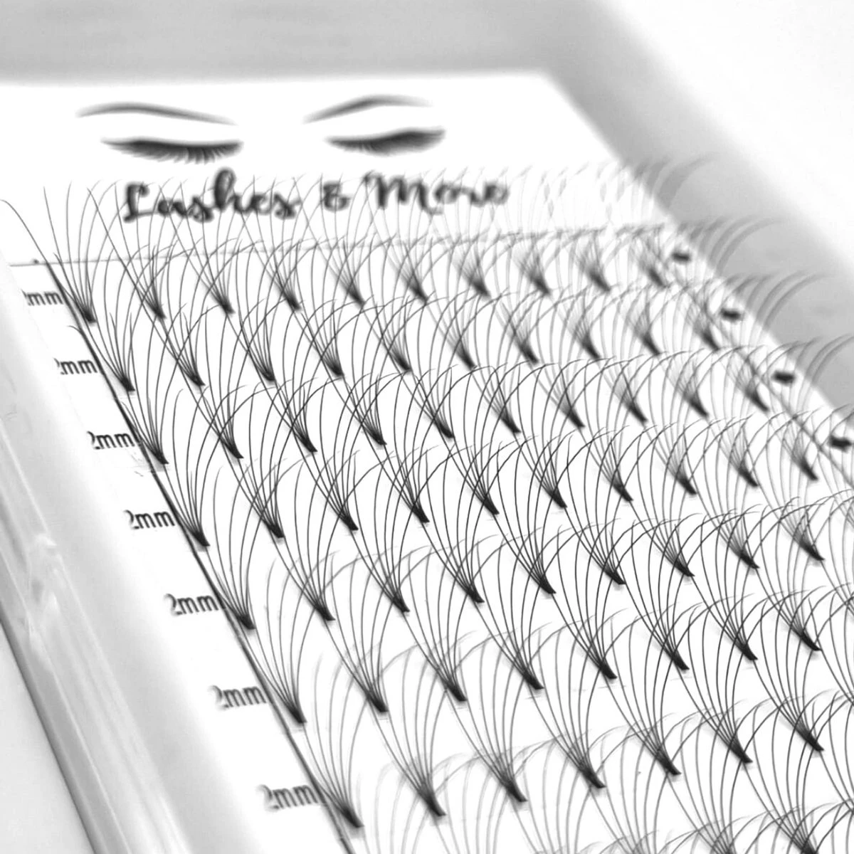 Lashes & More - Nepwimpers - 6D 14mm 0.07 D Krul - Pre-Made Volume Fans – Russian Volume – Pre-Made Fans- Wimperextensions – Wimper Extensions - Verkrijgbaar In Lengte 8mm Tot 15mm 4 Lashes & More - Nepwimpers - 6D 14mm 0.07 D Krul - Pre-Made Volume Fans – Russian Volume – Pre-Made Fans- Wimperextensions – Wimper Extensions - Verkrijgbaar In Lengte 8mm Tot 15mm – Image 2