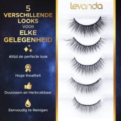 Nep Wimpers Met Magnetische Eyeliner Zwart - Wimperextensions Magnetic Lashes - Valse Wimpers Magneet Potlood En Applicator -Maquillage Cosmetics 1200x1200 1663