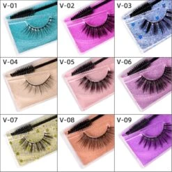 Merkloos Nep Wimpers -3D Volume -Valse Wimpers -3D Faux-Luxury Lashes-15mm -Maquillage Cosmetics 1200x1200 1673
