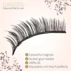 Luxgoods Magnetische Wimpers - Wimperset 3 Paar+ 1 Flesjes Eyeliner+ 1 Pencet - Herbruikbaar-magneet Wimpers -lashes-magnetic Lashes 11 Luxgoods Magnetische Wimpers - Wimperset 3 Paar+ 1 Flesjes Eyeliner+ 1 Pencet - Herbruikbaar-magneet Wimpers -lashes-magnetic Lashes -Maquillage Cosmetics 1200x1200 1678