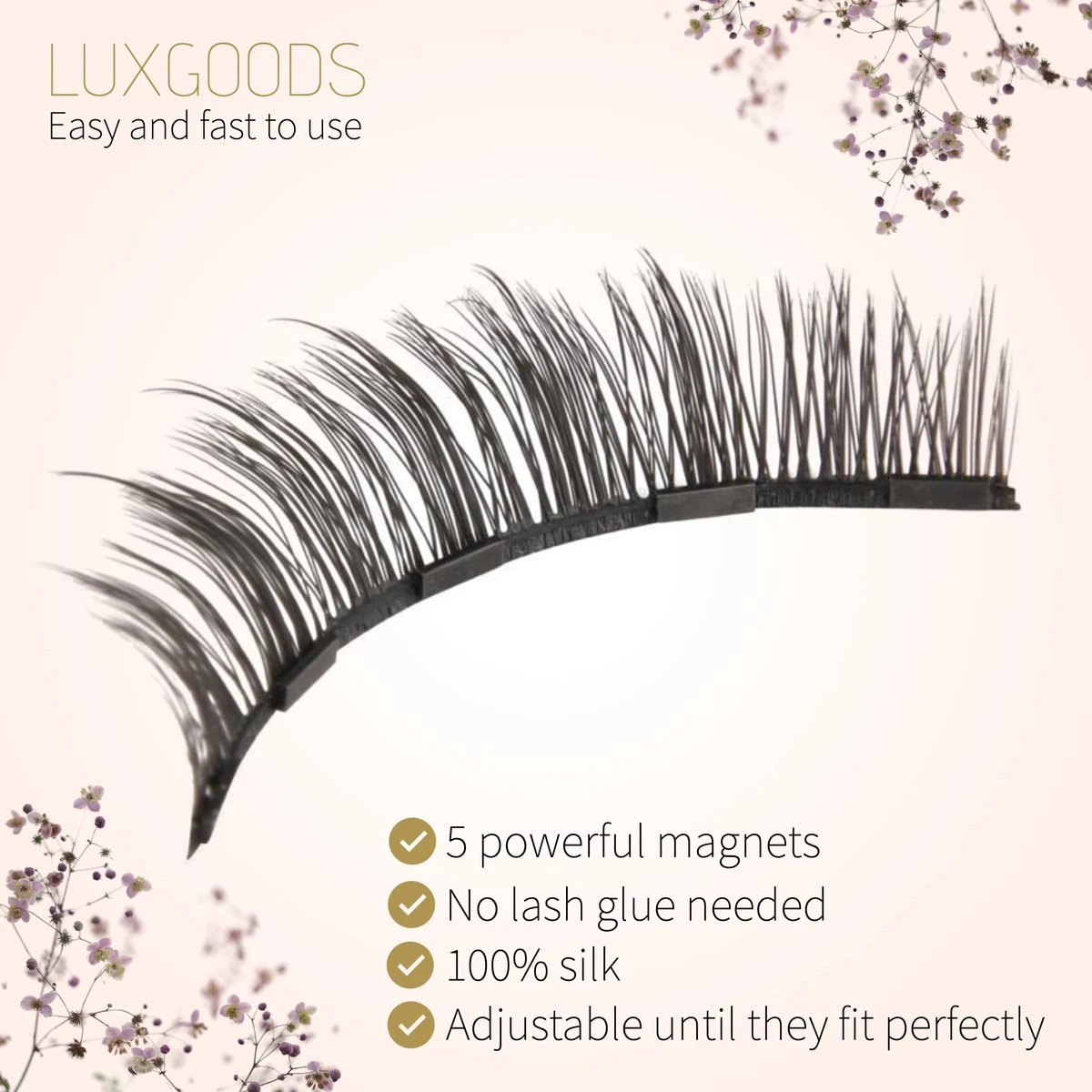 Luxgoods Magnetische Wimpers - Wimperset 3 Paar+ 1 Flesjes Eyeliner+ 1 Pencet - Herbruikbaar-magneet Wimpers -lashes-magnetic Lashes 5 Luxgoods Magnetische Wimpers - Wimperset 3 Paar+ 1 Flesjes Eyeliner+ 1 Pencet - Herbruikbaar-magneet Wimpers -lashes-magnetic Lashes – Image 3