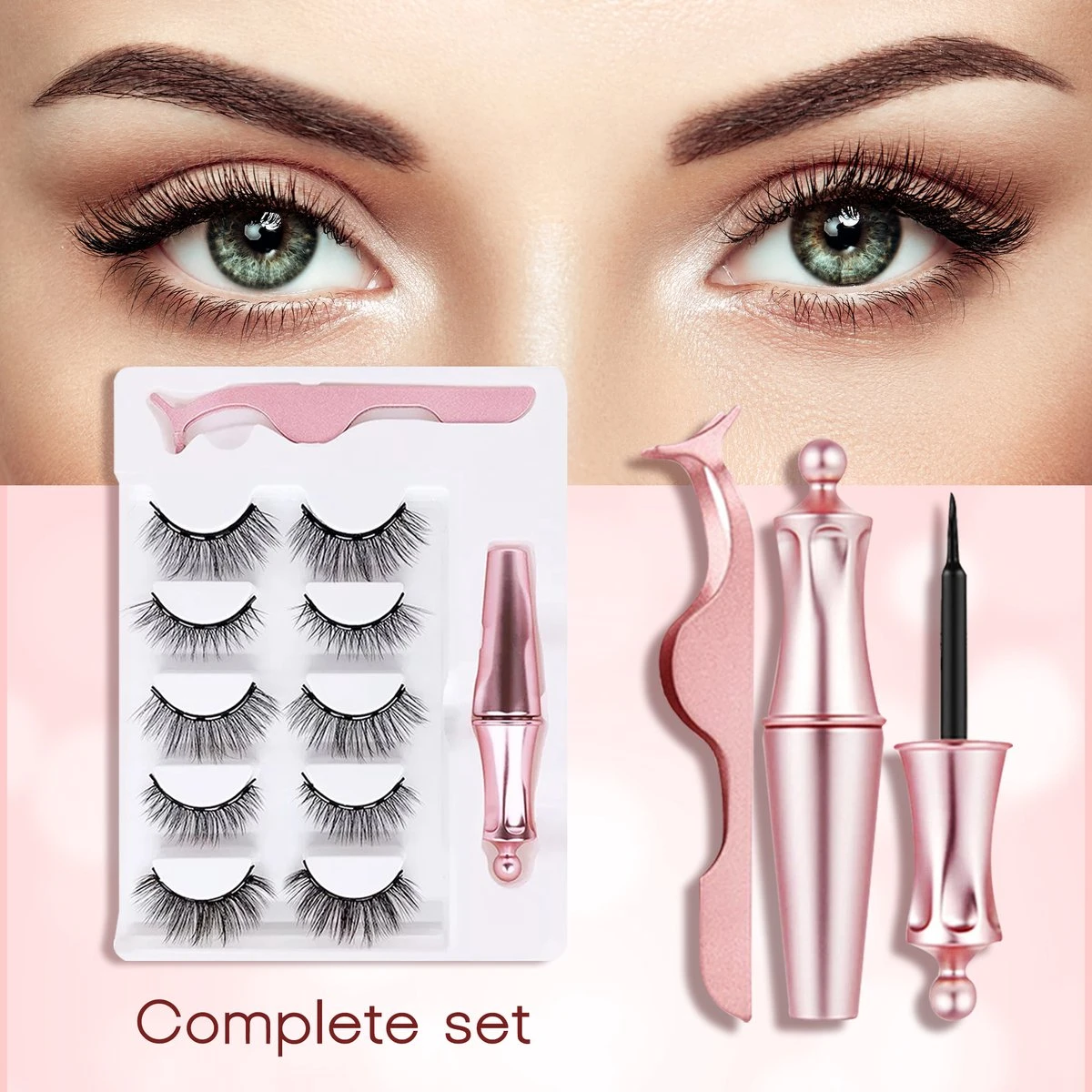 Merkloos La Liva Magnetische Wimpers - Inclusief Eyeliner En Wimper Pincet - 5 Magneetjes - Wimperextentions - Wimperlifting Set - Lash Lift 12 Merkloos La Liva Magnetische Wimpers - Inclusief Eyeliner En Wimper Pincet - 5 Magneetjes - Wimperextentions - Wimperlifting Set - Lash Lift – Image 10
