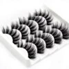 Merkloos 5 Paar - 3D Mink Wimpers - 25mm Pluizige Zachte Eyelashes - Volle Volume Wimpers - Dikke Lange Valse Wimpers - Herbruikbaar - Zwart -Maquillage Cosmetics 1200x1200 1710