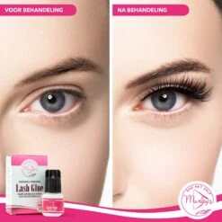 MURLEY'S Wimperlijm- Wimperextensions Lijm - Lash Glue - Zwart - Eenmalig Aanbrengen Voor Wekenlang Plezier - Perfecte Wimpers -Maquillage Cosmetics 1200x1200 1736