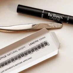 Helioux® - Quicklashes Nepwimpers - DIY Wimpersextensions Voor Thuis - 10mm - Blijven 5+ Dagen Zitten - Complete Set Incl. Wimpers, Lijm, Remover, Pincet - Herbruikbaar - Falscara -Maquillage Cosmetics 1200x1200 1759