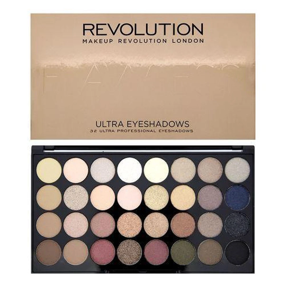 Makeup Revolution London Flawless Ultra Eyeshadows - Oogschaduw Palette - 32 Kleuren 6 Makeup Revolution London Flawless Ultra Eyeshadows - Oogschaduw Palette - 32 Kleuren – Image 4