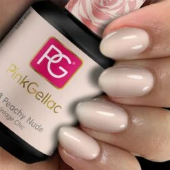 Pink Gellac - Peachy Nude - Gellak - Vegan - Perzik - Glanzend - 15ml -Maquillage Cosmetics 1200x1200 2111