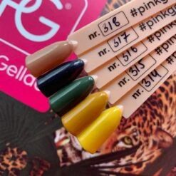 Pink Gellac Gel Nagellak Kleur 314 Lion Yellow -Maquillage Cosmetics 1200x1200 2120