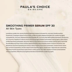 Paula's Choice Smoothing Primer Serum SPF 30 - Perfecte Make-up Basis - Alle Huidtypen - 30 Ml -Maquillage Cosmetics 1200x1200 214