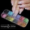 GUAPÀ - Nagel Nail Art Holografische Glitter Poeder - Diverse Kleuren - 12 Stuks -Maquillage Cosmetics 1200x1200 2150