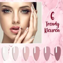 Luneya Gellak - Timeless Florals Edition - 6-Delige Gellak Starterspakket - Gel Nagellak -Maquillage Cosmetics 1200x1200 2159