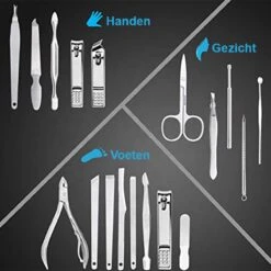 Nagelknipper Set – 18-Delige Pedicure En Manicure Sets Nagelaccessoires – Nagelset – Nagelverzorging Kit – Reisset Zwart 11 Nagelknipper Set – 18-Delige Pedicure En Manicure Sets Nagelaccessoires – Nagelset – Nagelverzorging Kit – Reisset Zwart -Maquillage Cosmetics 1200x1200 2162