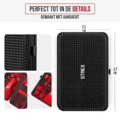 Strex Luxe Manicureset / Pedicureset Met Lederen Opbergetui - 20 Delig - Manicure Set - Pedicure Set - Manicure Sets - Pedicure Sets -Maquillage Cosmetics 1200x1200 2182