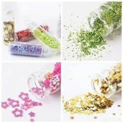 Merkloos 48 Verschillende Flesjes Nagel Decoratie Met Glitters En Sticker - Nail Art - Nagelversiering - Cadeau Tip -Maquillage Cosmetics 1200x1200 2186