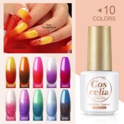 10 Temperatuur Veranderende Kleuren Gellak - Gel Nagellak - Gellakset - Nagelset - Temperature Change Nail Polish - Manicureset - 10 Kleuren Gel Polish - Gelnagels - Nagellak - Gelnagel Kit -Maquillage Cosmetics 1200x1200 2274