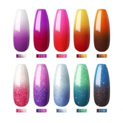 10 Temperatuur Veranderende Kleuren Gellak - Gel Nagellak - Gellakset - Nagelset - Temperature Change Nail Polish - Manicureset - 10 Kleuren Gel Polish - Gelnagels - Nagellak - Gelnagel Kit -Maquillage Cosmetics 1200x1200 2276
