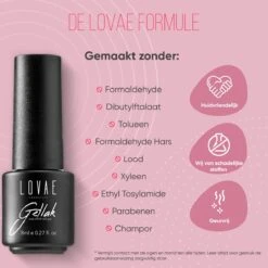 Lovae Cosmetics Gellak - 6-delige Set - Gel Nagellak - Pink Fashion - Gellac - 8ML -Maquillage Cosmetics 1200x1200 2300