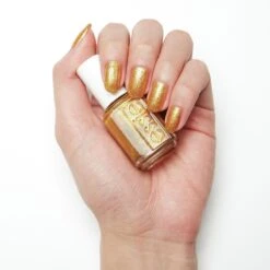 Essie Winter Collection Nagellak - 665 Caught On Tape - Gouden Glitter Nagellak -Maquillage Cosmetics 1200x1200 2369