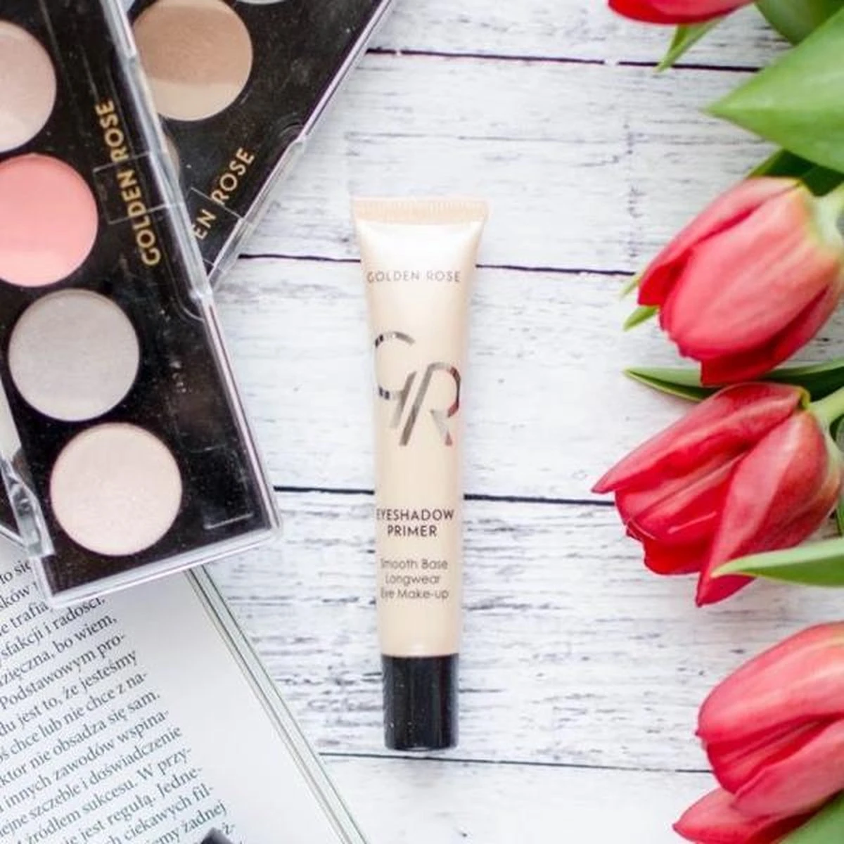 Golden Rose Eyeshadow Primer Oogschaduw Basis Transparante Oogschaduw Primer 4 Golden Rose Eyeshadow Primer Oogschaduw Basis Transparante Oogschaduw Primer – Image 2