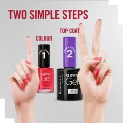 Rimmel London Super Gel Nagellak Stap 2 Top Coat - 00 Transparant -Maquillage Cosmetics 1200x1200 2382