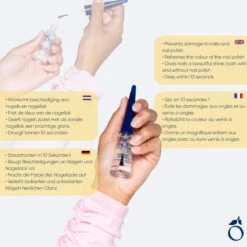 Herome Beschermende Topcoat - Protecting Top Coat - Nagellak Blijft Langer Zitten - Een Beschermlaag Welke De Kleur Van De Nagellak Intensiveert - 10ml. -Maquillage Cosmetics 1200x1200 2456