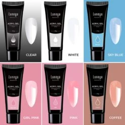 Luneya Polygel Kit - Sunrise Edition - 6 Kleuren - Polygel Nagels Starterspakket - Tasje - Incl. UV LED Lamp -Maquillage Cosmetics 1200x1200 2485