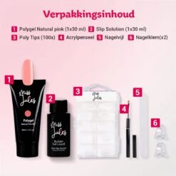 Miss Jules® Polygel Kit - 30 Ml Natural Pink - Polygel Nagels Starterspakket – Polygel Set Incl. Instructievideo (NL) – Polygel Starters Kit 12 Miss Jules® Polygel Kit - 30 Ml Natural Pink - Polygel Nagels Starterspakket – Polygel Set Incl. Instructievideo (NL) – Polygel Starters Kit -Maquillage Cosmetics 1200x1200 2509