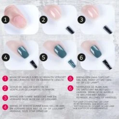 Miss Jules - Complete Gellak Starterspakket - Kleur Nude Roze Glitter - Glanzend & Dekkend Resultaat - Inclusief UV/LED Lamp & Instructievideo (NL) -Maquillage Cosmetics 1200x1200 2559