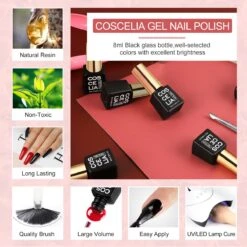 Royala D1 Gellak Starters Pakket + Inclusief UV LED Lamp + 10 Verschillende Gellak Kleuren - Gellak Lamp – Gellac Set - Alle Benodigdheden In Eén - Uitgebreid 62-Delig Pakket- Gel Polish Set - Gellak Set - UV LED Lamp -Maquillage Cosmetics 1200x1200 2646