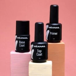 Gellak Méanail - Starterspakket- Primer 15ml- Base Coat 10ml- Top Coat 15ml & Nailaccessoires -Maquillage Cosmetics 1200x1200 2714