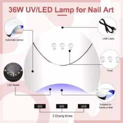 Royala POG4 Professionele Poly Gel Kit – Premium Quality – 8 Kleuren Polygel - Dual Molds Nagelvormen - Polygel Pakket - Topcoat Basecoat - Incl. 36 Watt LED Nageldroger - Poly Acryl Nagels - Nail Art Pakket - Starterspakket - Gel Lak -Maquillage Cosmetics 1200x1200 2724