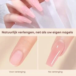 Merkloos Polygel Nagels Starterspakket | 12 Stuks | Langdurig | Polygel Kit | Polygel Nagels | Set 3 -Maquillage Cosmetics 1200x1200 2725