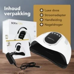 BoraPora Professionele Nageldroger - 280 Watt UV LED Lamp Nagels - 66 Leds - Nagel UV Lamp - Gellak Lamp - Nagellamp - Nagellamp Led - Nagellamp Voor Gel Nagellak - Nagellamp Led Uv - Nagellamp Uv - Nagellamp Gelnagels - Gellak - Nageldroger -Maquillage Cosmetics 1200x1200 2798