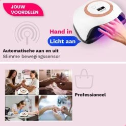 Seidon© Nageldroger 168W - LED Lamp Nagels - Gellak Lamp - UV Lamp Gelnagels -Maquillage Cosmetics 1200x1200 2812
