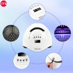 Nageldroger - Nageldrogers - 80 Watt UV LED Lamp Nagels - 45 Leds - Nagellak Droger - UV LED Lamp - Nagellamp - Nail Dryer - Nageldroger Voor Gel Nagellak - Gewone Nagellak - Wit 15 Nageldroger - Nageldrogers - 80 Watt UV LED Lamp Nagels - 45 Leds - Nagellak Droger - UV LED Lamp - Nagellamp - Nail Dryer - Nageldroger Voor Gel Nagellak - Gewone Nagellak - Wit -Maquillage Cosmetics 1200x1200 2826