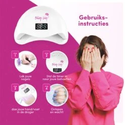 TheBeautyWay Nageldroger - Voor Gelnagels - Geschikt Voor Elke Nagel Gellak - 24 LEDs -Maquillage Cosmetics 1200x1200 2843