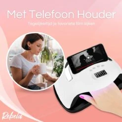 Rebela | Nageldroger | Gelnagels | GEL UV LED Nail Lamp 168w | UV Lamp Gelnagels | Led Nagellamp | Nageldroger | Wit -Maquillage Cosmetics 1200x1200 2854