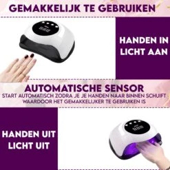 Maxi Nageldroger Pro - 168W - Uv Lamp - Nageldroger Lamp - Nageldroger Voor Gelnagels - Geschikt Voor Elke Nagel Gellak -Maquillage Cosmetics 1200x1200 2901