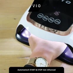 VIO V1 Nageldroger Voor Gellak Met 2M Lang Snoer - Manicure En Pedicure - Krachtige 168 Watt UV Lampen - Nagelstudio -Maquillage Cosmetics 1200x1200 2911