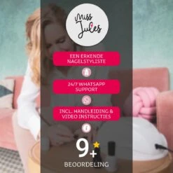 Miss Jules - Acryl Nagels Starterspakket - Wit, Roze & Transparant - Professionele Kunstnagels -Maquillage Cosmetics 1200x1200 2924