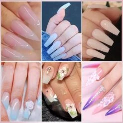 Acrylnagels Set | Nail Art | Liquid MMA Free | Wit, Roze & Transparant -Maquillage Cosmetics 1200x1200 2927
