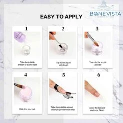 Bone Vista® Acryl Nagels Starterspakket - Wit, Roze & Transparant - Professionele Kunstnagels 11 Bone Vista® Acryl Nagels Starterspakket - Wit, Roze & Transparant - Professionele Kunstnagels -Maquillage Cosmetics 1200x1200 2935