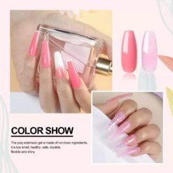 Royala - Professionele Poly Gel Starter Kit POG3. – 6 Kleuren Polygel + 6 Kleuren UV Gel - 12 Kleuren Polygel Pakket - Incl. 36 W UV Nageldroger - Poly Acryl Nagels - Nail Art - Gel Lak -Maquillage Cosmetics 1200x1200 2972