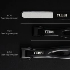 YUBBI™ Premium Zwart Nagelknipper Set - Nageltang - Pedicure - Teennagels - Vingernagels - Teennagelknipper - Nagelschaar - Nail Clipper -Maquillage Cosmetics 1200x1200 3003